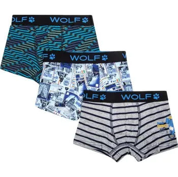 Boxerky Chlapecké boxerky - 3 ks - Wolf L2181B Velikost: 110/116