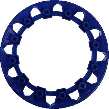 Poklice na kolo Dekorativní plastový kryt kola o velikosti 8" (1ks) - modrý