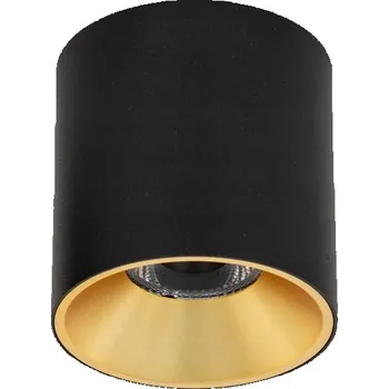 Stropní svítidlo přisazené Italux 15 W 9,5 cm černé