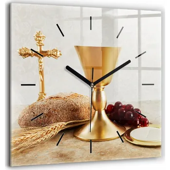 Hodiny Nástěnné hodiny SacroArte béžové 60 cm