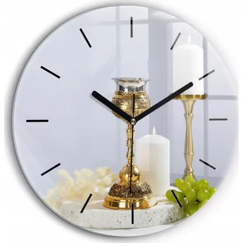 Hodiny Nástěnné hodiny SacroArte šedé 60 cm