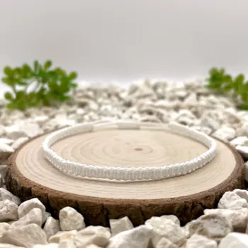 Náramek Certom Macramé náramek 0148 Barva: Bílá