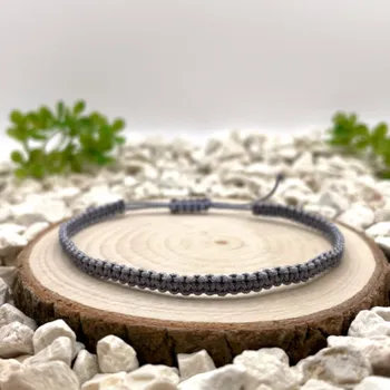 Náramek Certom Macramé náramek 0148 Barva: Šedá