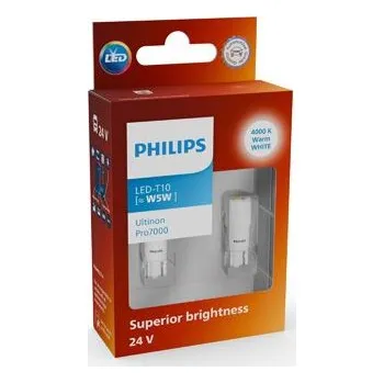 Autožárovka Philips 24961WU70X2 Žárovka LED 24V W5W W2.1x9.5d