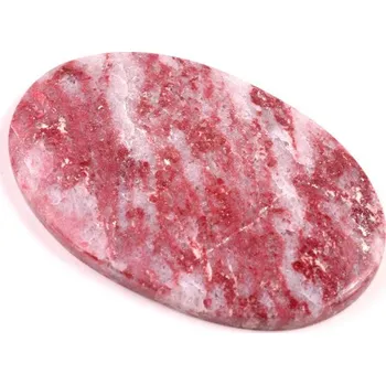 Přírodní kámen Kabošon Thullite č.525 (45x28x5mm)