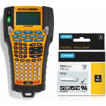 Pásek do tiskárny Dymo Rhino IND ORIGINAL vinylová etiketová páska 24 mm x 5,5 m, černá na bílé