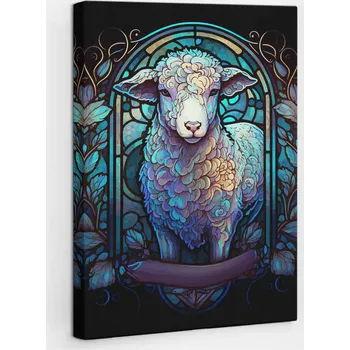 Obraz Krásný Dárek Foto-obraz na plátně beránek, náboženský motiv, 20x30 cm