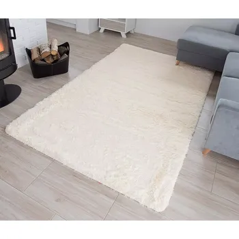 Koberec Plyšový koberec TOP - KRÉMOVÝ (80x150 cm )