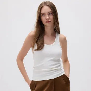 Dámské tričko Reserved - Bavlněný top - bílá - 160EN-00X - 160EN-00X-L