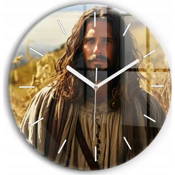 Hodiny Nástěnné hodiny SacroArte, hnědé, 30 cm