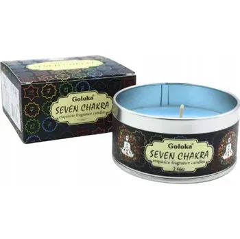 Svíčka Sójová vonná svíčka Sedm čaker Goloka