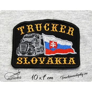 Nášivka TRUCKER SLOVAKIA / 056 (Nášivka / Nažehlovačka)