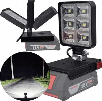 Svítilna pro akumulátory Bosch Pro 18V LED pracovní halogen