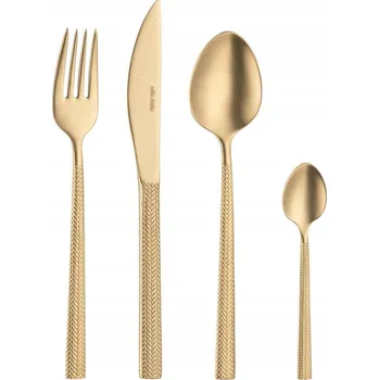 Příbor Sada příborů pro 6 osob, 24 dílů. HERA GOLD STP VILLA ITALIA