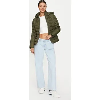 Tommy Jeans Zimní bunda Basic DW0DW18311 Zelená Slim Fit XS