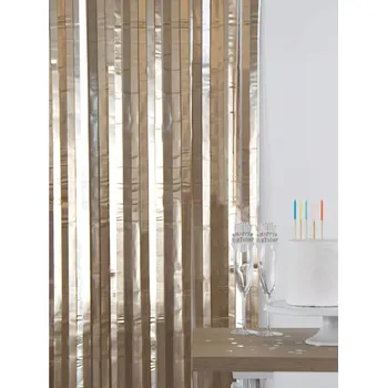 Matný zlatý závěs 100 x 200 cm