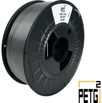 3D tisk Filament naKVADRAT Core PETG Šedá 1.75mm 1kg