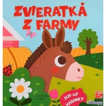 První čtění Pop-up hádanky: Zvieratká z farmy