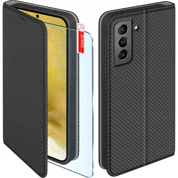 Pouzdro na mobilní telefon Flipové pouzdro KrainaGSM pro Samsung Galaxy S22, černé