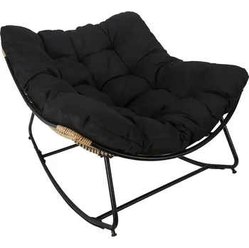 Zahradní křeslo Tulum černé