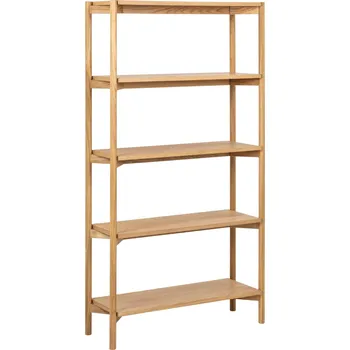 police Dřevěná knihovna Braidwood dub 86 cm skandinávský do obýváku Actona