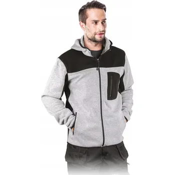 Pánská mikina MIKINA PRACOVNÍ 2XL SVĚTLE ŠEDO-ČERNÁ