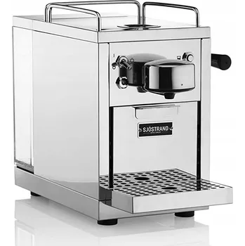 Kávovar Kávovar na kapsle Sjöstrand M10001, 19 barů, stříbrný/šedý