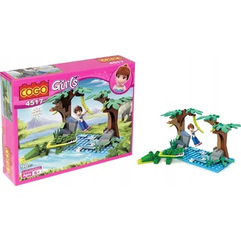 ostatní stavebnice Stavebnice stavebnice 90 dílků COGO Girls 4517