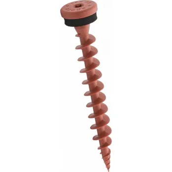 Vrut HPM TEC Vrut do izolačných materiálů PEGAS H 80mm RAL 9017 120ks