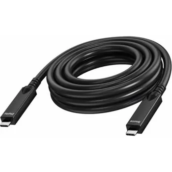 Datový kabel Vision - USB kabel - USB-C (M) do USB-C (M) - USB 3.2 Gen 1 / DisplayPort 2.1 - 3 A - 7 m - Active Optical Cable (AOC), USB Power Delivery (60W), podpora 4K60Hz - cerná