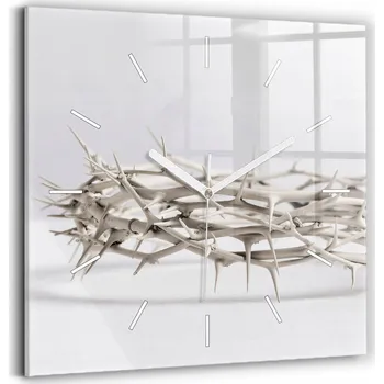 Hodiny Nástěnné hodiny SacroArte šedé 30 cm