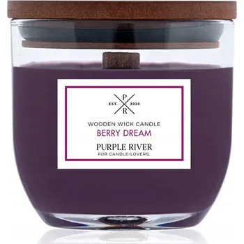 Svíčka Parafínová vonná svíčka Berry Dream Purple River