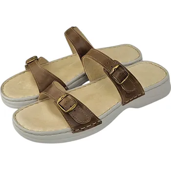 Dámské pantofle 1205- dámské zdravotní kožené nazouváky s možností vlastní barvy 44