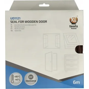 Těsnění do okna a dveří Těsnění XL-Tools 5 mm x 1,2 cm x 600 cm, hnědé