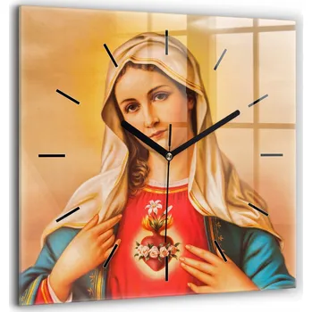 Hodiny Nástěnné hodiny SacroArte béžové 60 cm