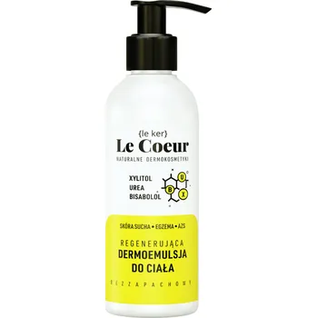 Tělový krém Le Coeur regenerující dermo balzám na tělo AZS ekzém 5% xylitolu 5% močoviny, 250 ml