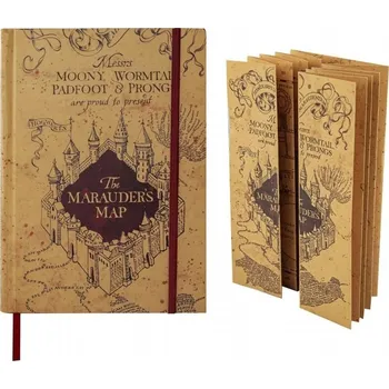 Zápisník Zápisník s mapou Harry Potter - Marauder's Map
