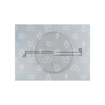 Talíř talíř mikrovlnné trouby - model K - d = 270 mm, 60-2010