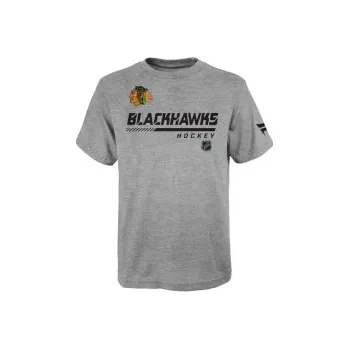 Dětské triko NHL Fanatics Chicago Blackhawks Apro Prime (šedá), Velikost 8 let (140 - 150 cm)