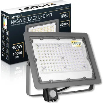 Halogenový LED reflektor 100W s pohybovým a soumrakovým senzorem, venkovní