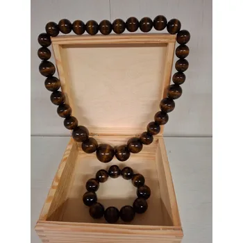 Dětské navlékací korálky Dřevotéka - Dřevěné korálky DRGA0986 - hnědé Dřevěné korálky DRGA0986 - hnědé