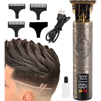 Strojek na vlasy Verk Zastřihovač vousů holičský stroj na úpravu vlasů usb