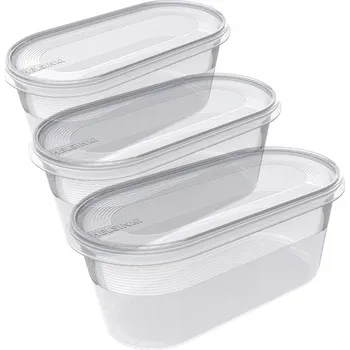 Dóza na potraviny Sada 3 nádobek Plast Team Helsinki 800 ml