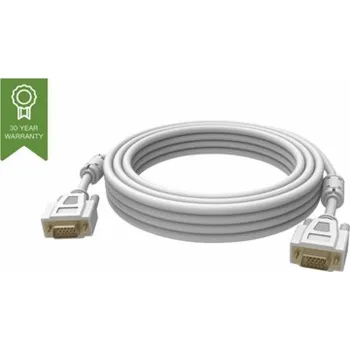 Video kabel Vision Techconnect - Kabel VGA - HD-15 (VGA) (M) do HD-15 (VGA) (M) - 3 m - bílá