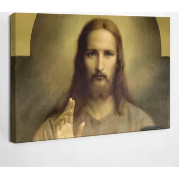 Obraz Fotoobraz na plátně Obývací pokoj Ložnice Ježíš Kristus Eucharistie 30x20 cm