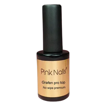 Lak na nehty UV Quick finish Grafen pro top no wipe premium 10ml
