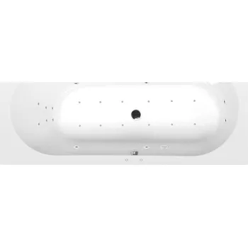 Vana ASTRA B hydromasážní vana, 165x75x48cm, Attraction Hydro-Air, chrom