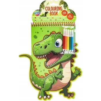 omalovánky Omalovánka Dinosaurus s fixami