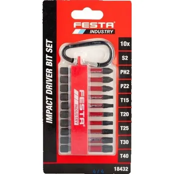 Bit Sada torzních bitů FESTA INDUSTRY PH-PZ-TORX S2 1/4\\