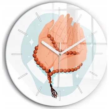 Hodiny Nástěnné hodiny SacroArte bílé 60 cm